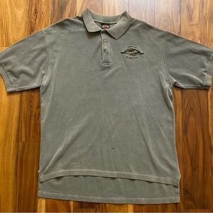 Vintage Susquehanna Valley Harley Davidson American Motorcycles 3 Button Polo